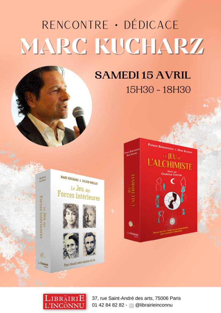 Rencontrez Marc Kucharz à la Librairie de l'Inconnu à Paris samedi 15 avril - Librairie inconnu